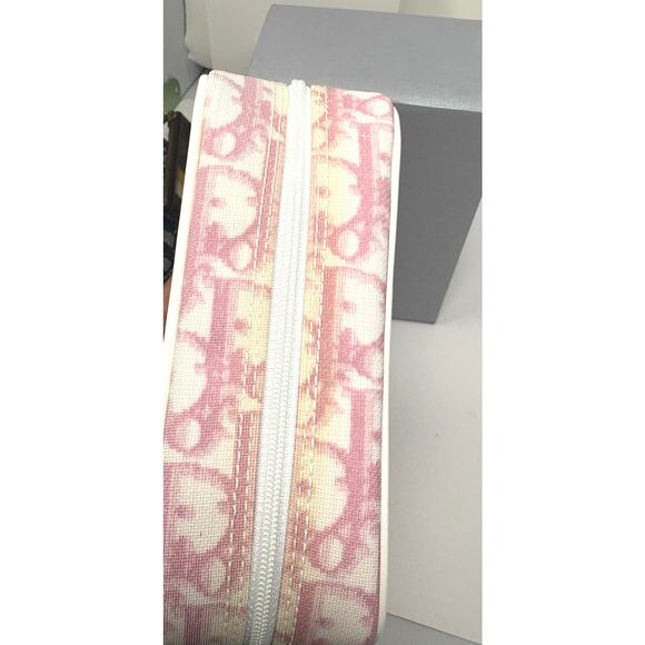 Christian Dior Trotter Pouch No.2 Pink PVC Authentic Dior Girly Collection - Picture 4 of 7